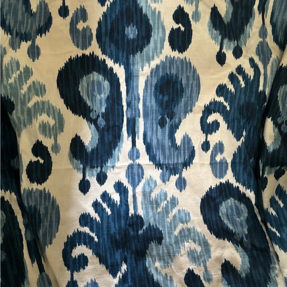 Ballard designs Bethesda ikat drapery panels x2